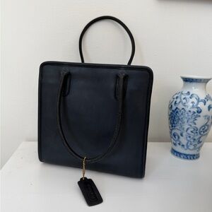 Vintage Coach Small Tote #9686 in Navy